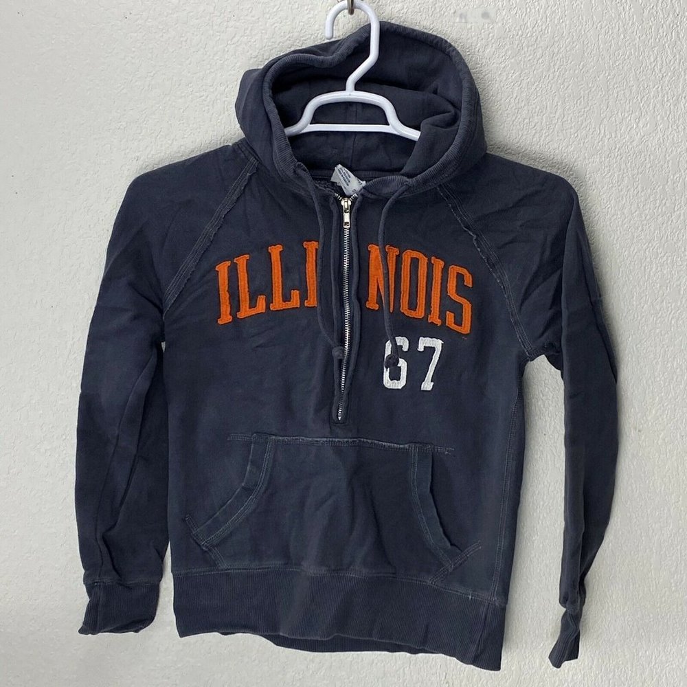 Camp David Illinois 67 Full Zip Hoodie Women’s Size Small Patches